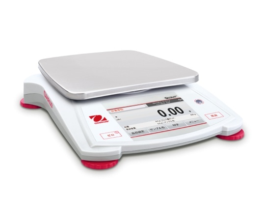 オーハウス ポータブル天びん スカウトシリーズ (フルカラータッチスクリーン搭載モデル) 2200g/0.1gSTX2201JP 1個 (ご注文単位1個) 【直送品】