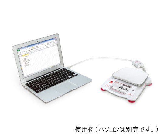 オーハウス ポータブル天びん スカウトシリーズ (フルカラータッチスクリーン搭載モデル) 2200g/0.1gSTX2201JP 1個 (ご注文単位1個) 【直送品】