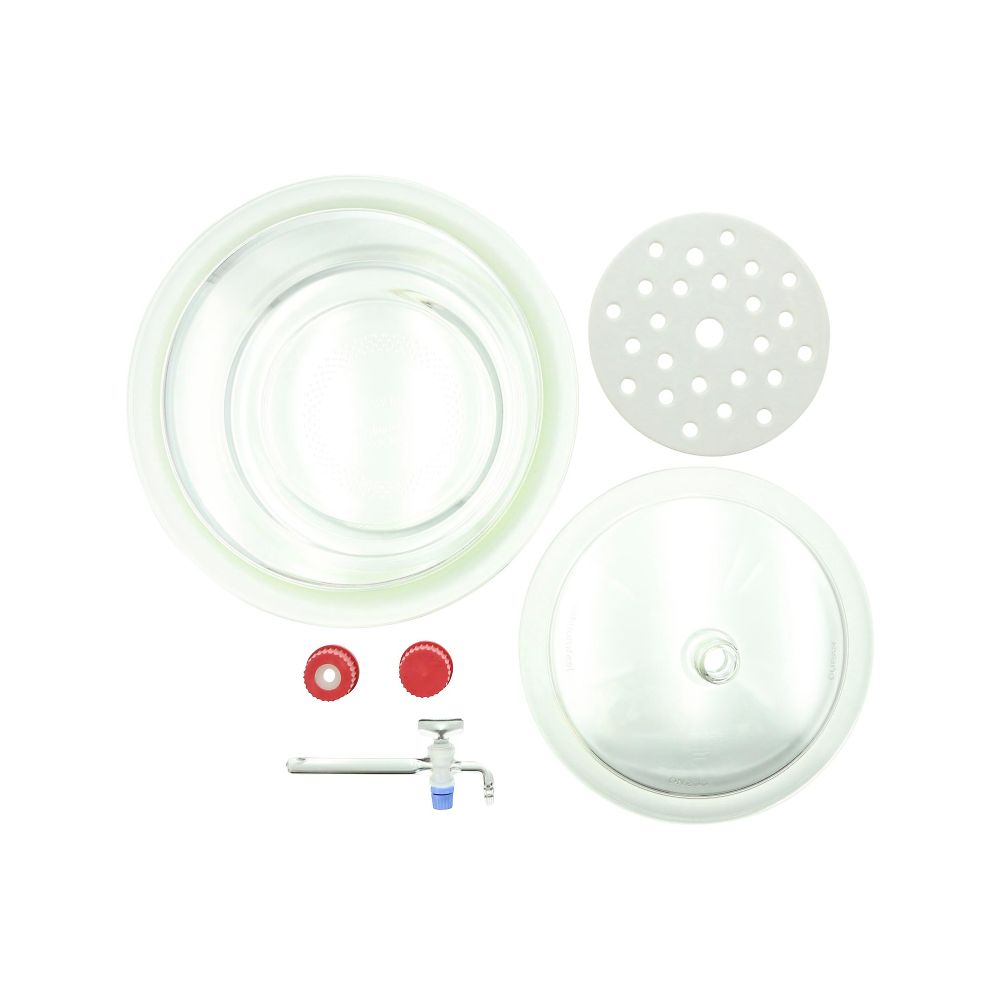 柴田科学 ねじ口デシケーター 上口 φ190mm017430-200 1台 (ご注文単位1台) 【直送品】