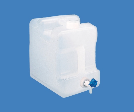 アズワン スクエアーボトル 10L活栓付 1本 (ご注文単位1本) 【直送品】