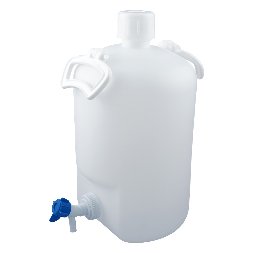 アズワン ハンディーボトル活栓付 10L 細口コック付 1本 (ご注文単位1本) 【直送品】