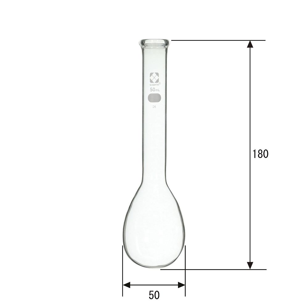 柴田科学 ケルダールフラスコ 50mL 1本入010540-50A 1本 (ご注文単位1本) 【直送品】