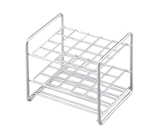 サンポー ステンレス試験管立 配列：4×5 サイズ：□32mm30‐20 1台 (ご注文単位1台) 【直送品】