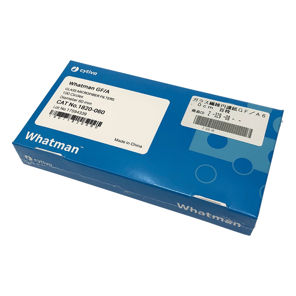 Cytiva (ワットマン) ガラス繊維円形濾紙GF/A 6.0cm 100枚入1820-060 1箱 (ご注文単位1箱) 【直送品】