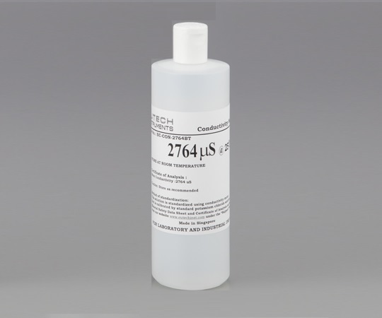 EUTECH ラコムテスター導電率計用校正液 2764μS/cm 480mLボトルECCON2764BT 1本 (ご注文単位1本) 【直送品】