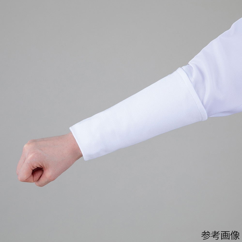 スギヤマ 耐熱セーフティフライス (ロング) 白 1双 (ご注文単位1双) 【直送品】