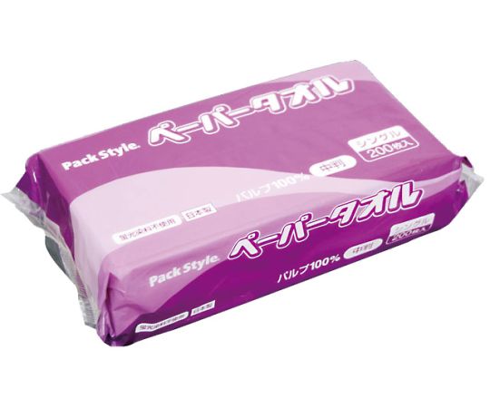 パックスタイル PSペーパータオル バージン紙 中判 30個入458491 1ケース (ご注文単位1ケース) 【直送品】
