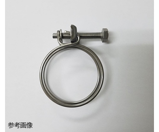 アズワン ステンワイヤーホースバンド 20φmm 10個入SWL-1020-10 1袋 (ご注文単位1袋) 【直送品】