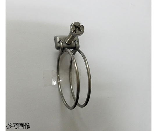 アズワン ステンワイヤーホースバンド 20φmm 10個入SWL-1020-10 1袋 (ご注文単位1袋) 【直送品】