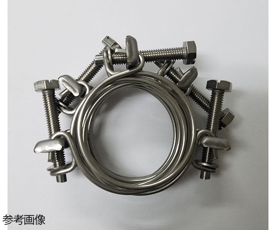 アズワン ステンワイヤーホースバンド 45φmm 10個入SWL-1045-10 1袋 (ご注文単位1袋) 【直送品】