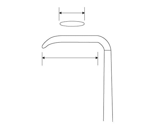 YDM 開創鈎 ランゲンベック 13x40mm83552/EA07S2 1本 (ご注文単位1本) 【直送品】