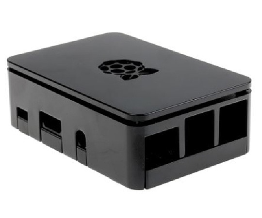 Raspberry Pi Raspberry Pi用ケース (3B+/3B/2B/B+、黒) 167-7046 1個 (ご注文単位1個) 【直送品】