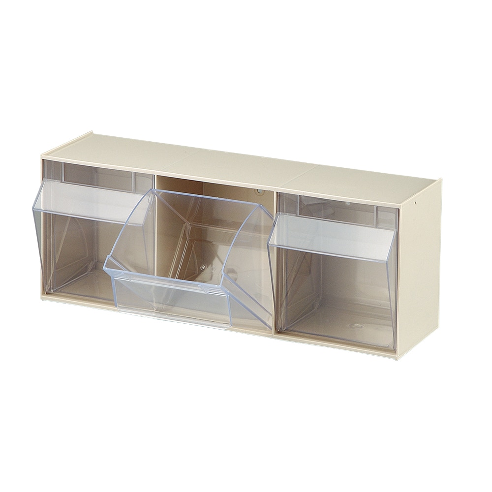 アズワン BOXケース 3BOX 600×163×242mm920030 1個 (ご注文単位1個) 【直送品】