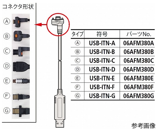 ミツトヨ インプットツール 出力スイッチ付 USB-ITN-C06AFM380C 1個 (ご注文単位1個) 【直送品】