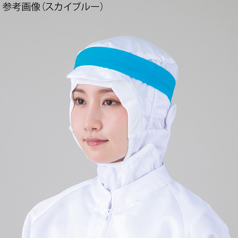 スギヤマ 認識表示カラーヘアバンド (面ファスナー型) ネイビー 1枚 (ご注文単位1枚) 【直送品】