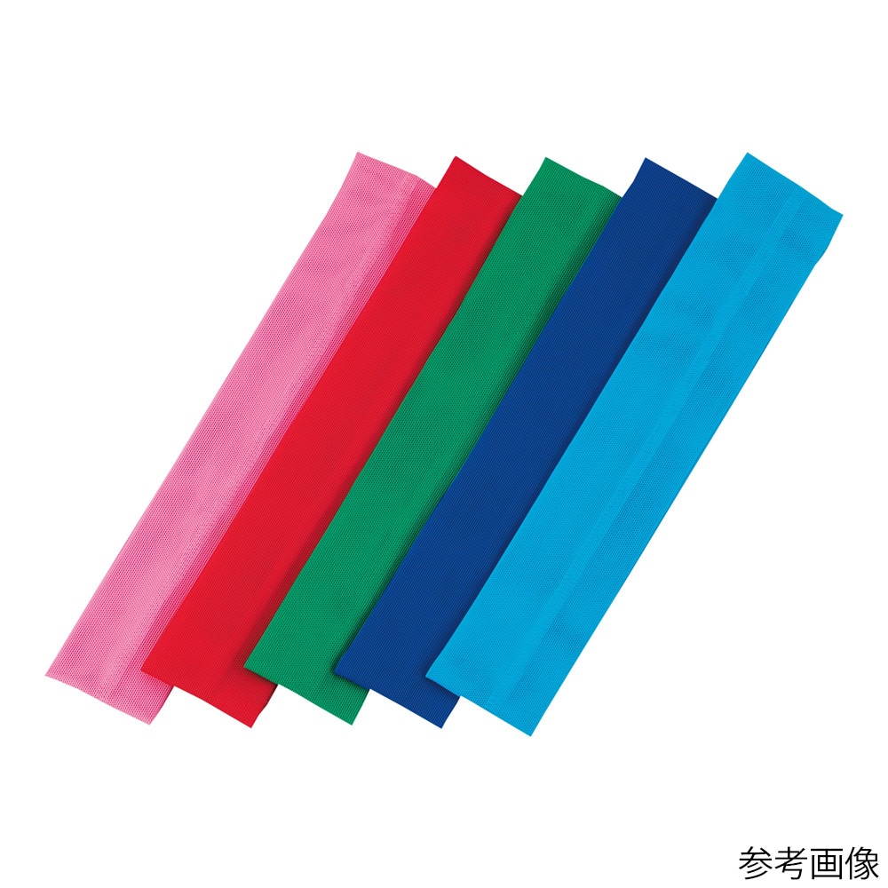 スギヤマ 認識表示カラーヘアバンド (リング型) レッド 1枚 (ご注文単位1枚) 【直送品】