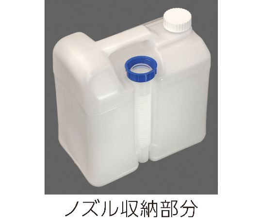 アズワン ノズル付ポリ容器 5LTP-5N 1個 (ご注文単位1個) 【直送品】