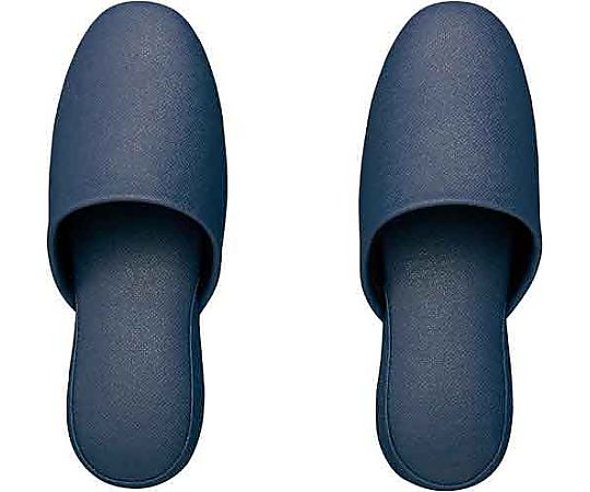 テンダイ 抗菌レザー調ビニールスリッパ ネイビー LE121052 1足 (ご注文単位1足) 【直送品】