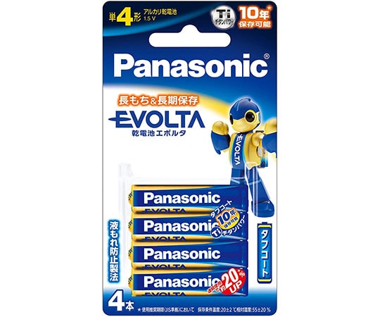パナソニック エボルタ 単4 4個ブリスターLR03EJ/4B 1袋 (ご注文単位1袋) 【直送品】
