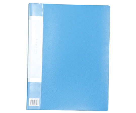アーテック クリアブックB 厚 A4 20ポケット ブルー3146 1パック (ご注文単位1パック) 【直送品】