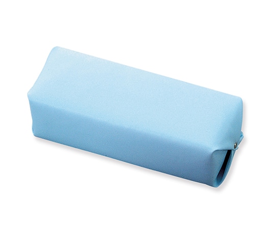 アズワン カラフル診察枕角マクラ ブルー 1個 (ご注文単位1個) 【直送品】