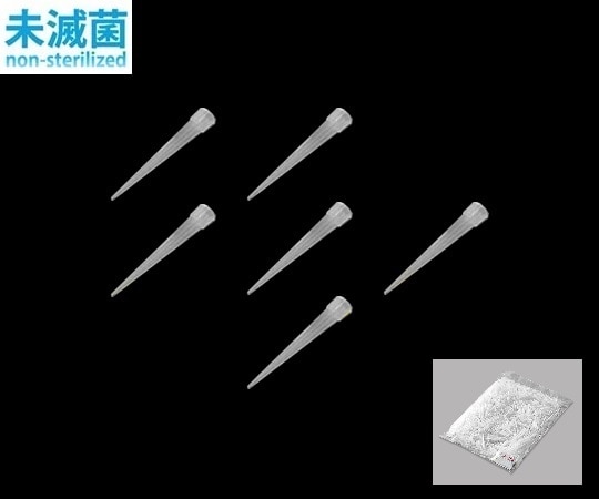 アズワン アイビスピペットチップ (バルクパック) 1～200μL ナチュラル 1000本入I-703C 1袋 (ご注文単位1袋) 【直送品】
