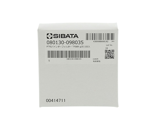 柴田科学 PTFEバインダーフィルター φ35 100枚入TF98R 1箱 (ご注文単位1箱) 【直送品】