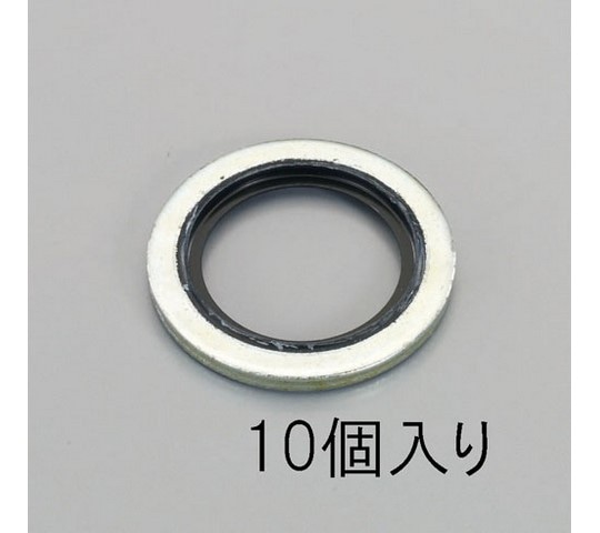 エスコ M10 シールワッシャー (10個) EA423MW-10 1パック (ご注文単位1パック) 【直送品】