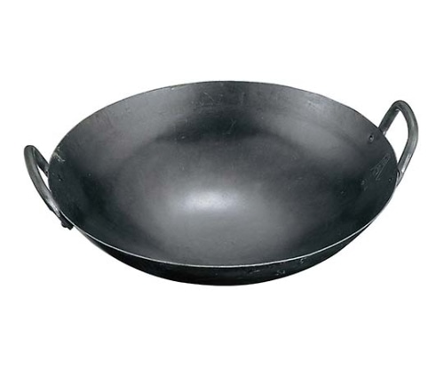 江部松商事 山田 鉄 打出 中華両手鍋 36cm (板厚1.2mm) 0201500 1個 (ご注文単位1個) 【直送品】