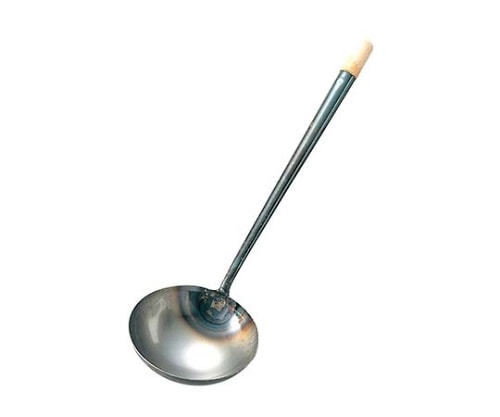 江部松商事 鉄 パイプ柄 中華お玉 中 (φ120) 0206200 1個 (ご注文単位1個) 【直送品】