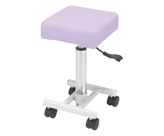 アズワン スリムスツール ラベンダー 260×260×485～680mmCS-LV 1台 (ご注文単位1台) 【直送品】