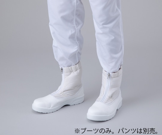 東洋リントフリー クリーン安全ショートブーツ 白 29.0cmFS665C-01 29.0 1足 (ご注文単位1足) 【直送品】