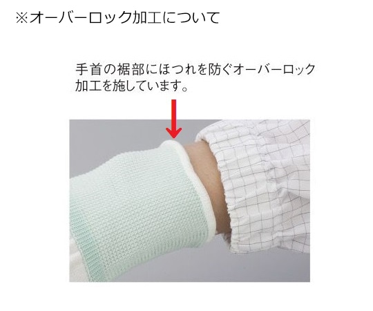 アズワン アズピュアインナー手袋 (オーバーロックタイプ) ナイロン製 LL 10双入 1袋 (ご注文単位1袋) 【直送品】