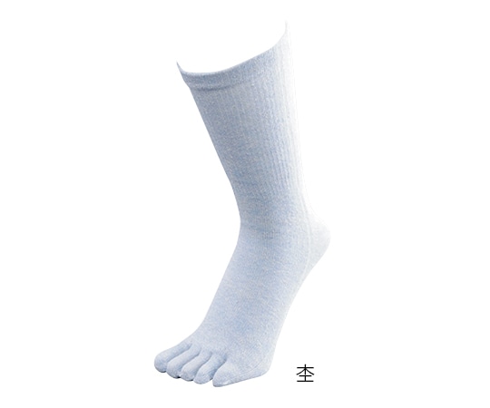 川西工業 5本指ソックス カラー 1束 (5足入) 6071 1束 (ご注文単位1束) 【直送品】