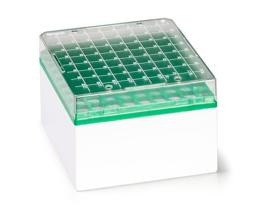 Simport クライオストレージボックス Cryostore (TM) 緑 5個入T314-581G 1パック (ご注文単位1パック) 【直送品】