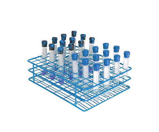 アズワン エポキシコートワイヤーラック Φ13mm 青 1個 (ご注文単位1個) 【直送品】