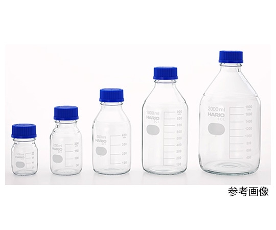 HARIO 耐熱ねじ口瓶 (液切リング付) GL-45 1000mL 10本入NBO-1L-SCI 1箱 (ご注文単位1箱) 【直送品】