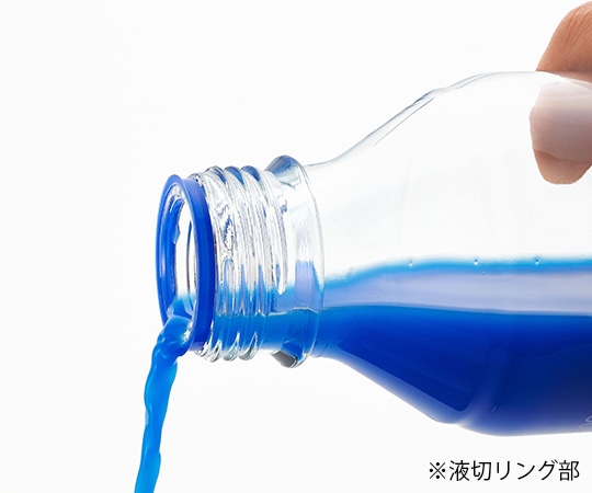 HARIO 耐熱ねじ口瓶 (液切リング付) GL-45 1000mL 10本入NBO-1L-SCI 1箱 (ご注文単位1箱) 【直送品】