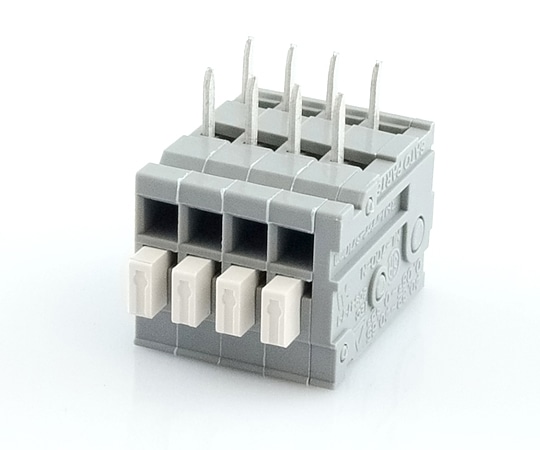 サトーパーツ 貫通型スクリューレス端子台 50V-3A (国内) 4極ML-700-NV-4P 1個 (ご注文単位1個) 【直送品】