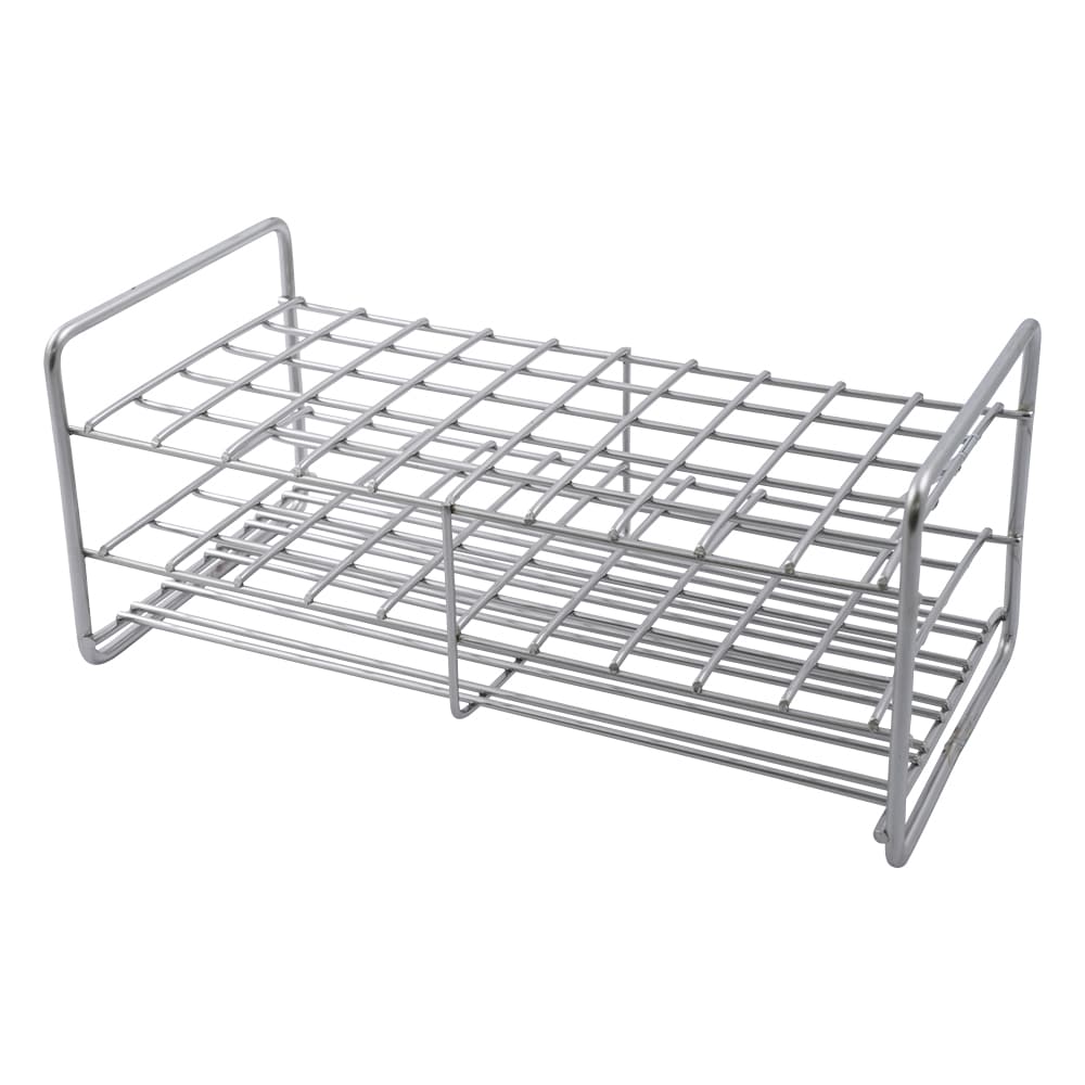 サンポー ステンレス試験管立 配列：5×10 サイズ：□17mm15‐50L 1台 (ご注文単位1台) 【直送品】