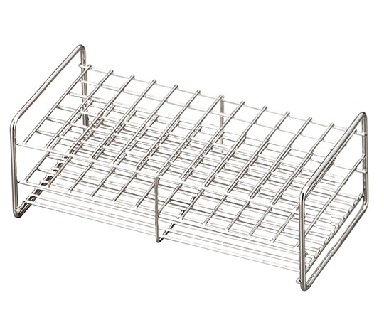 サンポー ステンレス試験管立 配列：6×12 サイズ：□26mm24‐72 1台 (ご注文単位1台) 【直送品】