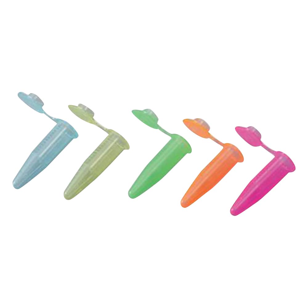 エスエスアイ (SSIbio) マイクロチューブ (高遠心タイプ) 蛍光5色 1.5mL 1袋 (500本入) 1210-29 1袋 (ご注文単位1袋) 【直送品】