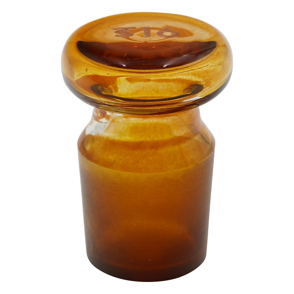 アズワン 体積計用TS平栓 茶 TS16 1個 (ご注文単位1個) 【直送品】