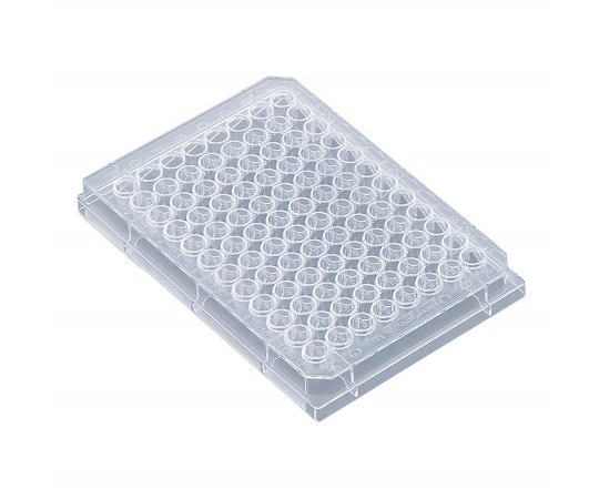 アズワン ビオラモ96ウェルプレート 320μL 1箱 (5枚×27袋入) 丸底未滅菌 1箱 (ご注文単位1箱) 【直送品】