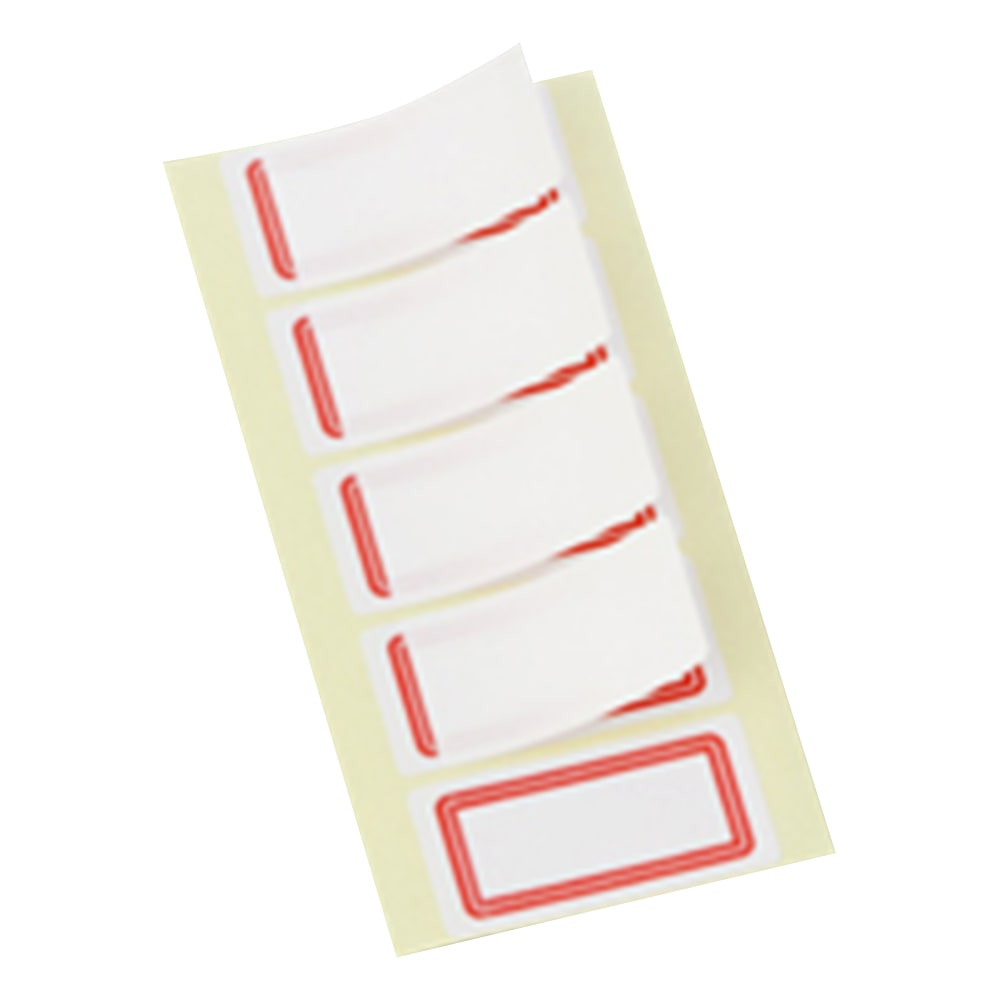 アイシス プロテクト・ラミラベル 赤 PR-1R 1箱 (5枚×20シート入) KLPR1R 1箱 (ご注文単位1箱) 【直送品】