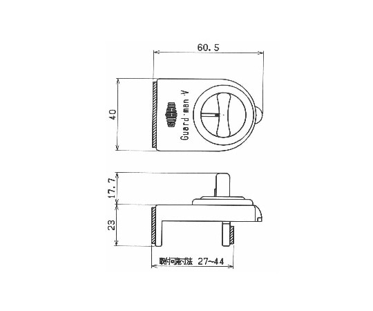 ガードロック ガードマン V シルバーNo.330S 1袋 (ご注文単位1袋) 【直送品】