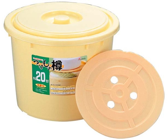 リス ポリエチレン つけもの樽 NI 5型 (押し蓋付) 3057850 1個 (ご注文単位1個) 【直送品】