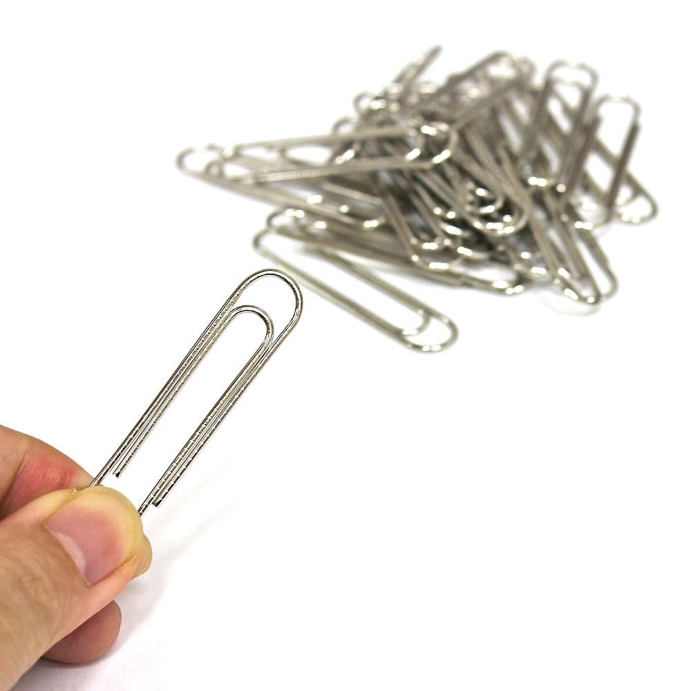 プラス ゼムクリップ 超特大 NO.00 100個CP-301 1パック (ご注文単位1パック) 【直送品】