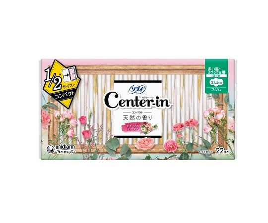 ユニ・チャーム センターインコンパクト1/2 スイート 多い昼用 22枚 1個 (ご注文単位1個) 【直送品】