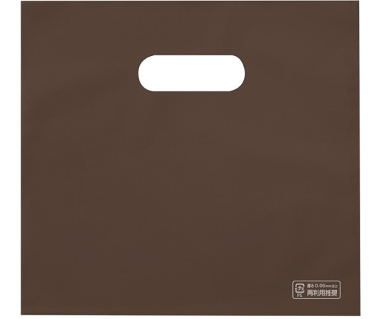 エスパック 梨地ソフトポリ袋 SS ブラウン 100枚入 1袋 (ご注文単位1袋) 【直送品】